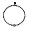 Tortuga | Onyx Stahl | Kristall Meeresschildkröte Armband